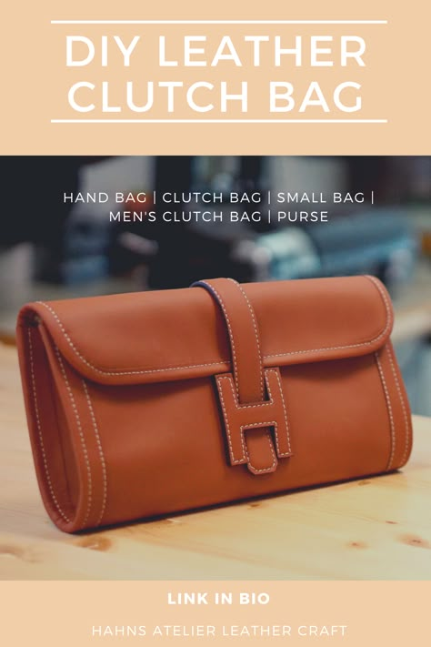 Here are the leather craft pdf patterns for bag and purse | DIY bag at home | Leather craft | Leather works | Clutch bag Leather Wallet Pattern Free, Leather Clutch Pattern, Diy Leather Clutch, Cross Body Bag Pattern Free, Wallet Pattern Free, Diy Leather Working, Purse Diy, Cross Body Bag Pattern, Men Clutch Bag