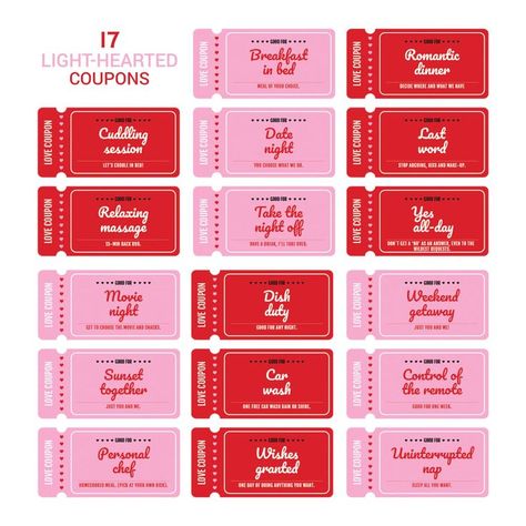 Coupon Books For Boyfriend, Coupon Book Printable, Book Valentines, Printable Love Coupons, Love Coupons For Him, Printable Coupon Book, Matte Liptint, Valentines Bricolage, Coupons For Boyfriend