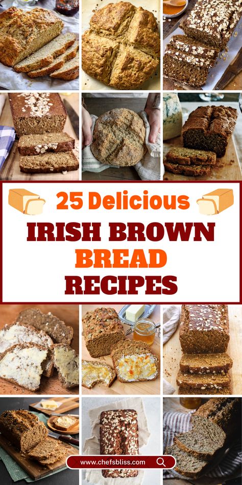 irish brown bread recipes Old World Bread Recipes, Bread Recipes Artisan, Irish Brown Bread Recipe Traditional, Sweet Brown Bread, Brown Bread Recipes Easy, Bread With Active Dry Yeast, Irish Bread Recipe, Brown Bread Recipes, Irish Brown Bread Recipe