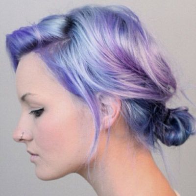 Cool Summer Hair Color Trends Dark Purple Hair Dye, Pastel Hair Short, Pastel Purple Hair, Dark Purple Hair, Dyed Hair Pastel, Dyed Hair Purple, Bright Hair Colors, Hair Color Pastel, Lavender Hair