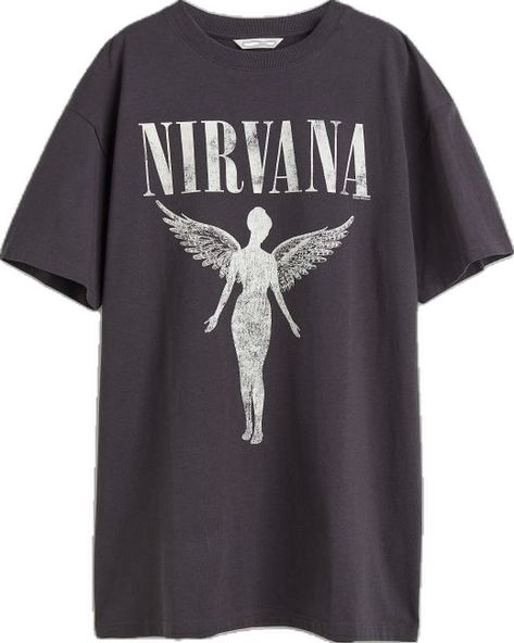 Nirvana T Shirt, Baggy Tshirt, Baggy Clothes, Aesthetic Shirts, Young T, Nirvana, Personalized T Shirts, Oversized Tshirt, Long Sleeve Sweatshirts