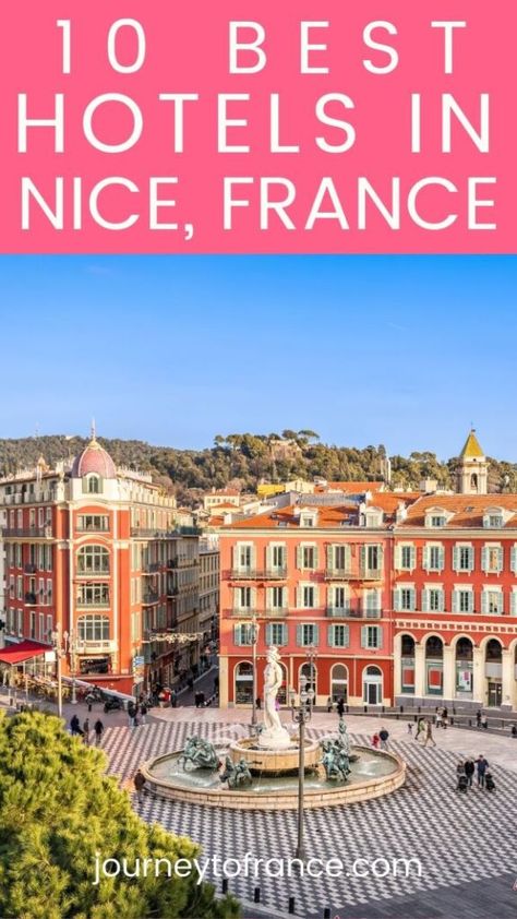 Are you looking for the best hotels in Nice, France? Nice is a terrific city to visit at any time of the year, as it is both a beach getaway and a cultural hotspot. Staying in a hotel close to the city’s major attractions is essential if you’re planning a trip to this gorgeous city... The post 10 Best Hotels In Nice For All Budget appeared first on Journey To France. South Of France Hotels, Nice France Hotels, Nizza France, France Honeymoon, Nice Hotel, France Vacation, France Nice, Hotels In France, Florence Hotels