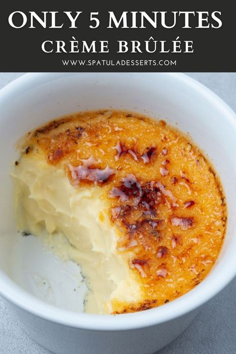 Creambrule Recipes, Recipes With Eggs Dessert, Home Made Custard Recipes, Quick Pudding Desserts, Egg Yolk Desserts, Egg Recipes Dessert, Egg Yolk Custard Recipe, Cream Brulee Recipe, Cream Burlee