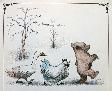 A blog about (vintage) books and illustration, about art and design. Maurice Sendak, Storybook Art, Turning Pages, Bear Illustration, Children's Book Illustrations, Bear Art, Little Bear, Vintage Children's Books, Childrens Illustrations