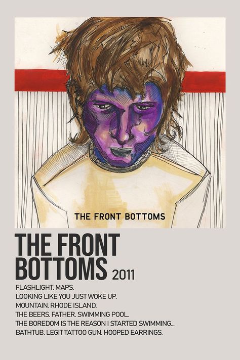 Mccafferty Album Cover, Mccafferty Poster, The Front Bottoms Poster, Pop Punk Aesthetic, Minimalist Album Poster, Vinyl Wishlist, Minimalistic Posters, Folk Punk, The Front Bottoms