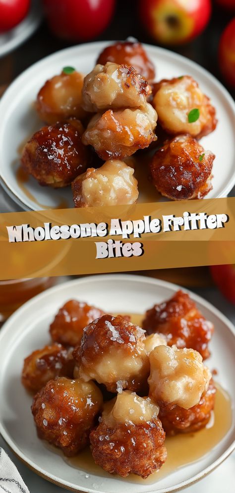 "✨🍎 Wholesome Apple Fritter Bites - Your go-to treat for cozy mornings! 🍏✨ Savor each bite of spiced apple deliciousness, perfect for cozy autumn days or a quick indulgent snack. 🌟 Crispy on the outside, tender and warm on the inside, these fritter bites blend cinnamon & apple in a delightful package. Whether you're hosting brunch or savoring solo with a steaming coffee, these will surely become your autumn essential. Fry up some love & let the comforting aroma fill your kitchen! 🥰🍩 #AppleFritterBites #AutumnBaking #WarmFlavors #HomemadeGoodness" Apple Fritter Bites, Pumpkin Swirl Cheesecake, Apple Dishes, Hosting Brunch, Spice Muffins, Pumpkin Chocolate Chip Bread, Pumpkin Spice Muffins, Diced Apples, Apple Fritters