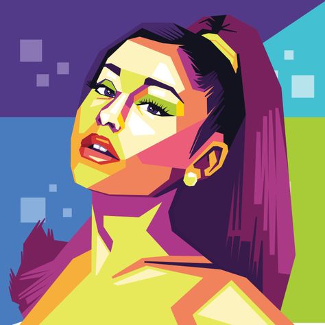 Pop Art Portraits Faces, Wpap Art Design, Celebrity Pop Art, Disney Drawing Tutorial, Vector Face, Pop Art Face, Wpap Pop Art, Pop Art Background, Geometric Portrait