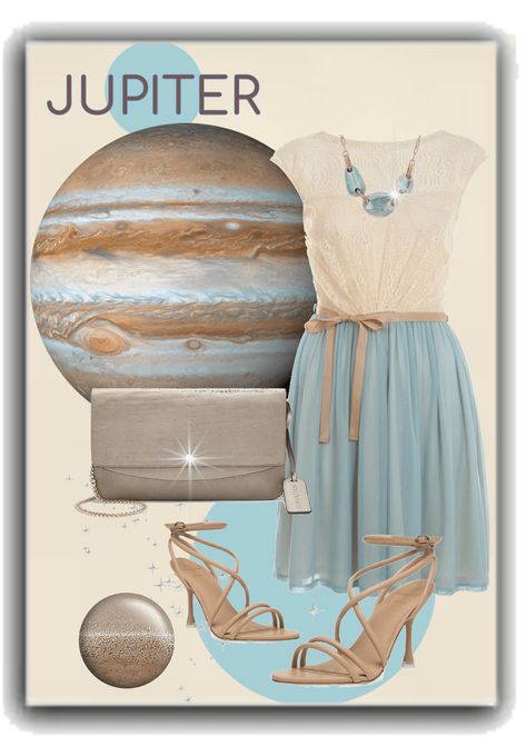 Jupiter outfit ideas | 9 Planets, Shoplook Outfits, Character Inspired Outfits, Fashion Inspiration Board, Design Challenge, Themed Outfits, Outfit Maker, Outfit Shoplook, Inspired Fashion