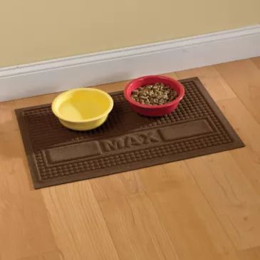 Personalized Recycled Water Trapper® Grid Pet Placemat - Dog Placemat, Pet Feeding Station, Dog Equipment, Dog Bowl Mat, Raised Dog Bowls, Waterproof Blanket, Dog Couch, Dog Blankets, Feeding Station