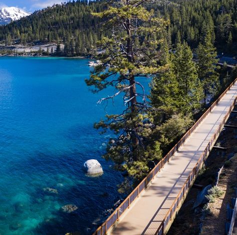 Tahoe’s Spectacular New Bike Path | Adventure Sports Journal Lake Tahoe Trip, Tahoe Trip, Lake Tahoe Vacation, Crystal Bay, Incline Village, Lake Shore Drive, Bike Path, Hidden Beach, Scenic Byway