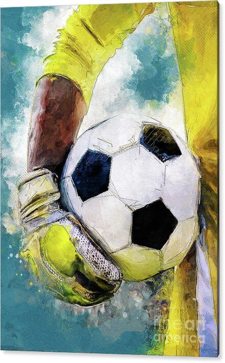 Soccer Acrylic Painting, Watercolor Football Painting, Soccer Watercolor Painting, Soccer Digital Art, Football Abstract Artwork, Sport Art, Football Art, Football Soccer, Soccer Players