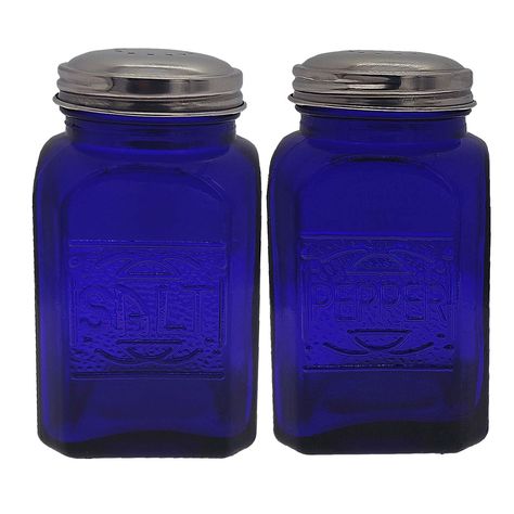 PRICES MAY VARY. These salt and pepper shakers are made of cobalt blue glass, not clear glass painted The shakers are easy to hold,easy to clean,and easy to load The glass was perfect in color and match your other glassware They are decorative and simple, and have a nostalgic feel to them. They’re sturdy and do have a bit of heft to them Packed with EPE FOAM,if you recieve the shakers when broken,you can return them and get a new set or get refund Retro shakers.Everytime you look at them,they ta Farmhouse Color Palette, Farmhouse Color, Blue Kitchen Decor, Glass Art Pictures, Vintage Salt And Pepper Shakers, Farm House Colors, Cobalt Glass, French Country Farmhouse, Benefits Of Coconut Oil