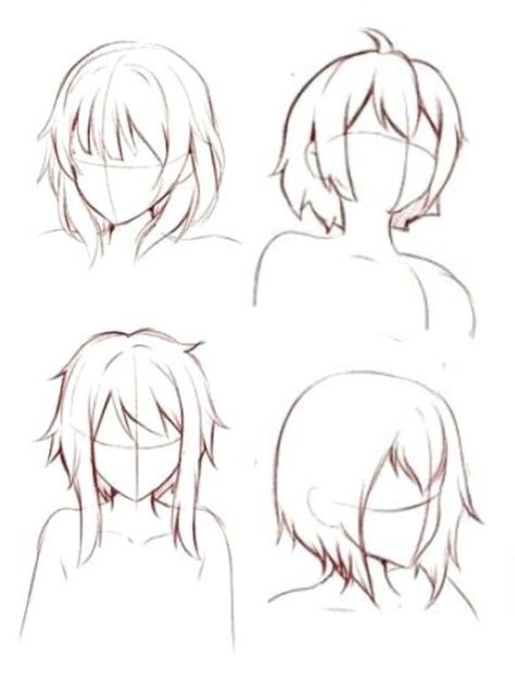 Hair Reference Drawing, Hair References Drawing, Pelo Anime, Drawing Hair Tutorial, Hair Sketch, Reference Drawing, Art Tools Drawing, Easy Drawings Sketches, Anime Hair