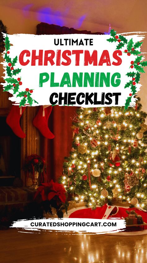 Plan the perfect Christmas with this 8-week Christmas countdown checklist that breaks down your holiday preparation into manageable, week-by-week tasks. Whether you're budgeting for gifts, organizing your holiday schedule, or decorating your home, this checklist ensures nothing gets left behind. Ideal for anyone who wants to enjoy a festive, stress-free Christmas without the last-minute rush. Christmas planning checklist, holiday hosting tips, Christmas timeline, Christmas preparation guide. Christmas Decor Checklist, Christmas Organization Checklist, Christmas Checklist Planners, Christmas Party Checklist, Christmas Timeline, Christmas Planning Checklist, Preparing For Christmas, Decor Checklist, Christmas Checklist