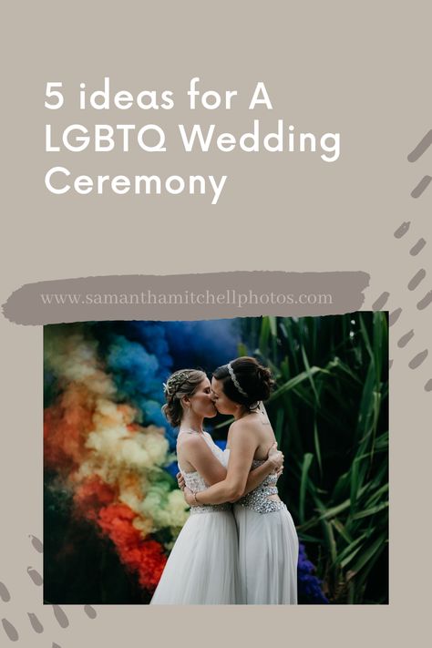 Queer Wedding Vows, Mrs And Mrs Lgbt Wedding Ideas, Queer Wedding Ideas, Lgbt Wedding Ideas, Pride Wedding Ideas, Lgbtq Wedding Two Brides, Lgbtq Wedding Ideas, Lgbt Wedding Attire, Sapphic Wedding