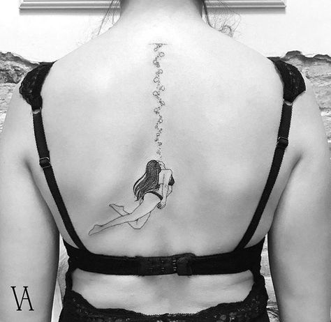 Clothes Tattoo, Scuba Tattoo, Tattoos Disney, Swimmer Tattoo, Element Tattoo, Swimming Tattoo, Pig Tattoo, Dove Tattoos, Pretty Tattoos For Women