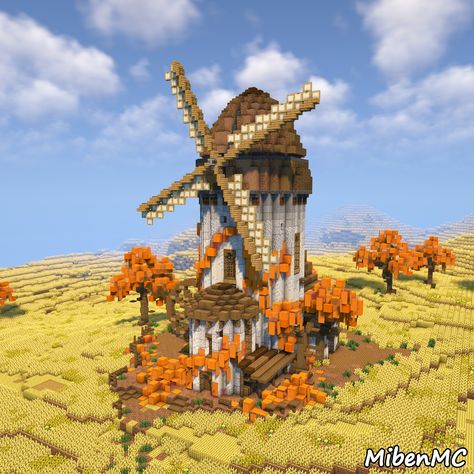 A Minecraft Overgrown Windmill with full interior!
Download this build on my Patreon via the link! Windmill Minecraft, Minecraft Overgrown, Interior Design Minecraft, Building Reference, Build Minecraft, Base Ideas, Minecraft Inspiration, Minecraft Tips, Minecraft Inspo