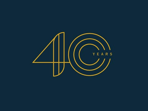 40 Year Anniversary Logo, 40th Anniversary Logo Design, 40 Years Anniversary Logo, 40 Anniversary Logo, 30 Anniversary Logo, 10 Anniversary Logo, Logo Aniversario, Anniversary Logo Design, 40 Years Anniversary