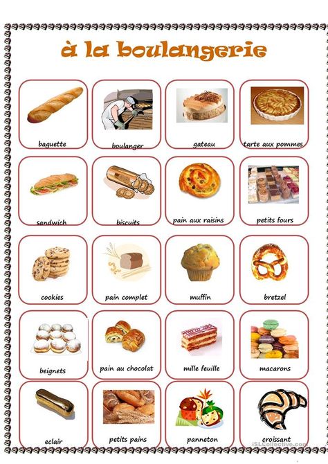 Food In French, French Flashcards, Food Vocabulary, French Worksheets, French Kids, French Teaching Resources, French For Beginners, French Language Lessons, French Education