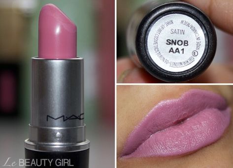 Mac makeup Mac Lipstick Snob, Mac Snob, Mac Lipstick Collection, Mac Makeup Foundation, Mac Makeup Looks, Best Mac Makeup, Mac Brushes, Lipstick Mac, Becca Cosmetics