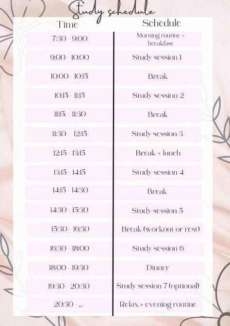 Study schedule smallbusinessplanning #plannersfor2024 #organisationideasplanners #planner2024paraimprimir.


Source by liannetoledo How To Organize Your Planner For School, Study Schedule For Commerce Students, 12hours Study Plan, Study Day Plan, Full Day Study Schedule, Study Day Schedule, 8 Hour Study Schedule, 12 Hours Study Plan, Finals Study Schedule