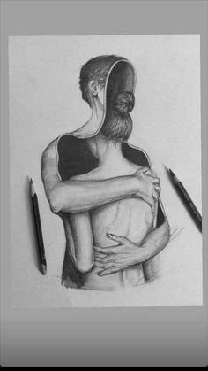 Drawings To Express Emotions, Deep Pencil Sketches, Love Inspired Drawings, Crazy Sketches Ideas, Sa Drawing Ideas, Obsession Drawing Sketch, Drawings Of Heart Break, Deep Meaning Drawing Ideas Easy, Human Emotions Artwork