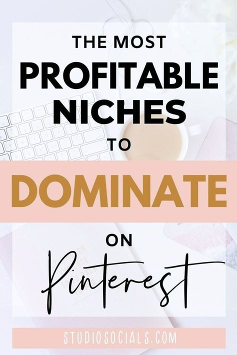 If you're looking to start a new blog or are curious about what types of niches are popular on Pinterest, look no further. These are the top 10 niches that are trending right now. Get inspired and find your niche! Most popular pinterest niches, best pinterest niches. Creating Digital Products, Find Your Niche, Make Money From Pinterest, Pinterest Affiliate Marketing, Pinterest Design, Blog Niche, Pinterest Templates, Niche Marketing, Pinterest Marketing Strategy