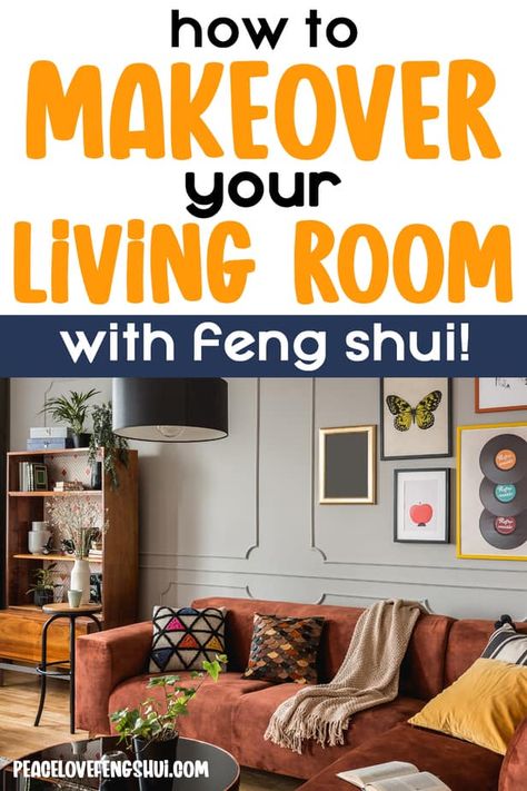 how to makeover your living room with feng shui! feng shui living room tips - everything from design to optimal layout for your home! Feng Shui Living Room Layout, Apartment Feng Shui, Feng Shui Map, Feng Shui Bed Placement, Bathroom Feng Shui, Feng Shui Layout, Feng Shui For Beginners, Feng Shui Apartment, Feng Shui Bed