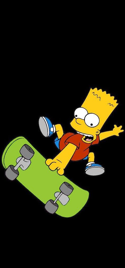 Skateboard Black, Bart Simpson, Canvas Bag, Skateboard, Wallpapers, Tv, Canvas, Fictional Characters, Black