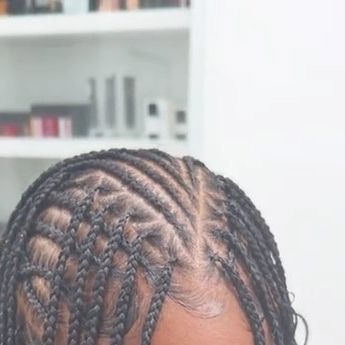 VoiceOfHair ®️ on Instagram: "What she asked for v. What she Got😮 These boho feed-in knotless flip over braids are everything on @thegabbster25 TikTok😍 Such amazing work by @ci.styles🔥Perfect for vacation👌🏾 Would you rock this?✨ #voiceofhair #bohobraids #humanhairbraids #knotlessbraids #fulanibraids #tribalbraids #hairgoals #vacationhair #braidstyles #protectivestyle #protectivestyle" 3 Way Fulani Braids, Versital Knotless Braids, Knotless With Feed Ins, Braided Back Box Braids, Flip Knotless Braids, Braided Hairstyles Flip Over, Flip Over Cornrows, Knotless Braids And Cornrows, Flip Braids Hairstyles