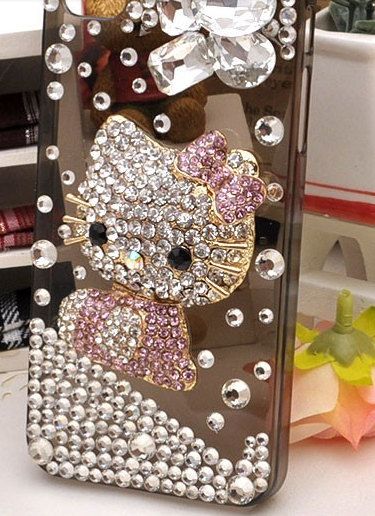 . Moldes Para Baby Shower, Iphone Cases Bling, Phone Bling, Bling Phone Cases, Hello Kitty Jewelry, Decoden Phone Case, Hello Kitty Clothes, Bling Phone Case, Girly Phone Cases