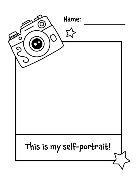 Print your Free All About Me Printables for Preschool!  All About Me Theme | All About Me Activities for Preschool | All About Me Printables | Self-Portrait Template | All About Me Template Self Portrait Preschool Template, Self Portrait Activities For Kids, Preschool Self Portrait Printable, Self Portrait Template For Kids, Portrait Template, Self Portrait Template, Self Portrait Preschool, All About Me Activities For Toddlers, All About Me Activities For Preschoolers