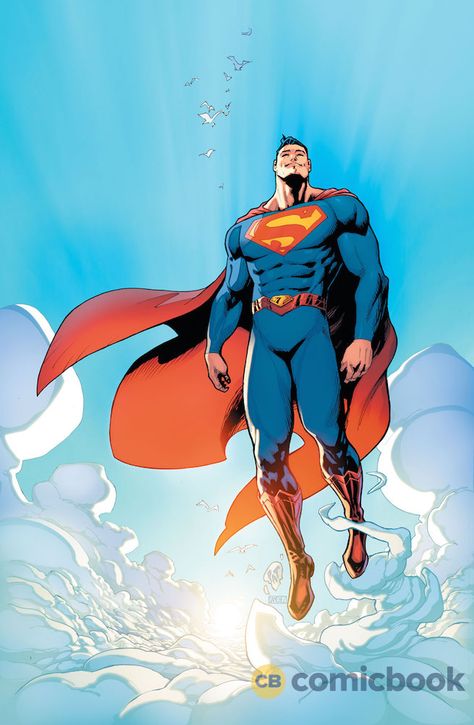 Superman Gets a New Costume  DC Comics has revealed the new costume Superman is sporting in 2017.  As revealed by ComicBook.com the Man of Steel's new outfit will debut this April on the cover of Superman #20 from artist Patrick Gleason as well as in Action Comics #977. For an early glimpse at the iconic hero's new look check out the image below.  Superman's new costume - Photo: DC Entertainment via ComicBook.com  Continue reading  https://www.youtube.com/user/ScottDogGaming @scottdoggaming Superman Flying, Art Dc Comics, Comic Superman, Superman Gifts, Superman Artwork, Superman Costumes, Superman Family, Superman Man Of Steel, Superman Art