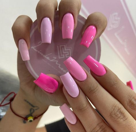 Pink Barbie Nails, Future Nails, Barbie Pink Nails, Birthday Barbie, Barbie Nails, Wow Nails, Work Nails, Pink Barbie, Nails 2023