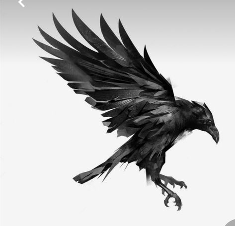 Crow Tattoo Meaning, Crow Tattoo For Men, Black Crow Tattoos, Crow Tattoos, Rabe Tattoo, Crow Tattoo Design, Crow Tattoo, Muster Tattoos, Ocean Tattoos