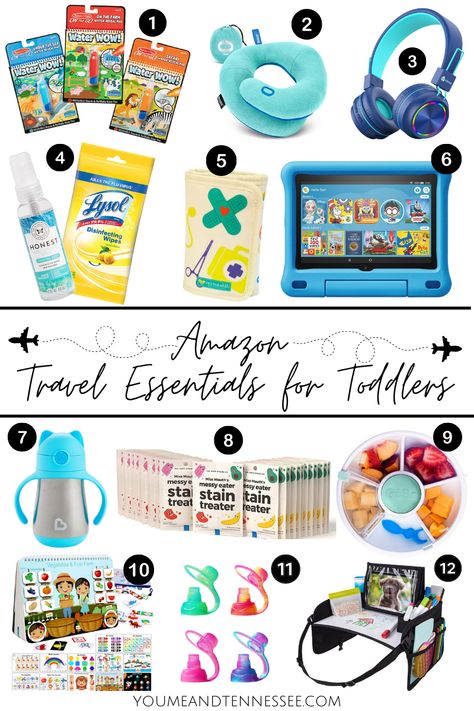 Airplane Travel Must Haves, Travel Hacks With Toddlers, Traveling Essentials Airplane, Family Travel Essentials, Car Travel Necessities, Travel Hacks For Toddlers, Travel Snacks For Toddlers, One Year Old Travel Essentials, Kid Travel Essentials