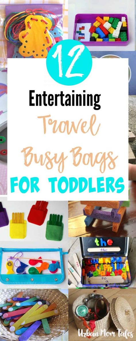 Travel Busy Bags, Busy Bags For Toddlers, Toddler Travel Activities, Toddler Road Trip, Travel Tips With Toddlers, Toddler Busy Bags, Kids Travel Activities, Travel Toys For Toddlers, Car Activities