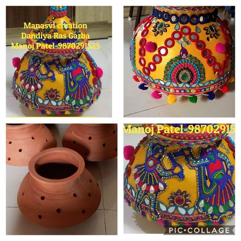 Navratri Special Dandiya Ras Garba #2021challengeaccepted Exclusive work by Manasvi Creation Traditional Decorative Garba Work Garba2021 Only pre Booking DM for more details. Manoj patel-9870291525 Jyoti patel-9773727317 Follow my page #manasvicreations #garba2021 #traditionalgarba #garba #decorativegarba #garbawork #handmade #diygarba #navratri #navratrigarba #theamgarba #designergarba #exclusiveart #decorativeart #customize #decoration #ecofreindly #ghatkopargarba #jayambe #jaybhavani #lo Dandiya Decoration For Navratri, Garba Decoration Ideas Navratri, Dandiya Decoration Ideas, Navratri Garba Decoration, Decoration For Navratri, Matli Decoration, Garba Decoration Ideas At Home, Dandiya Decoration, Garba Decoration Ideas