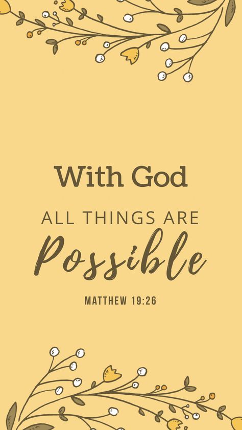 Matthew 19 26 Wallpaper, Inspiring Wallpapers, Wallpaper Christian, Daily Vibes, God Wallpaper, Beautiful Character, Jesus Girl, Jesus Return, Faith Encouragement