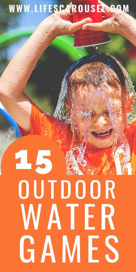 Pool Games For Kids, Fun Water Games, Outdoor Water Games, Field Day Games, Summer Outdoor Games, Outdoor Water Activities, Outside Games, Water Games For Kids, Summer Fun For Kids