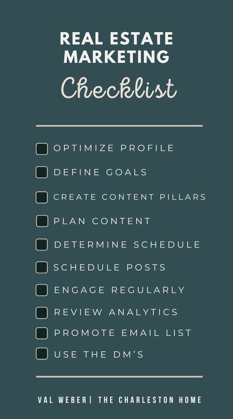 real estate marketing checklist Real Estate Social Media Marketing, Real Estate Marketing Gifts, Instagram Social Media Post, Marketing For Real Estate, Social Media Post Ideas, Real Estate Marketing Strategy, Marketing Checklist, Real Estate Coaching, Real Estate Marketing Design