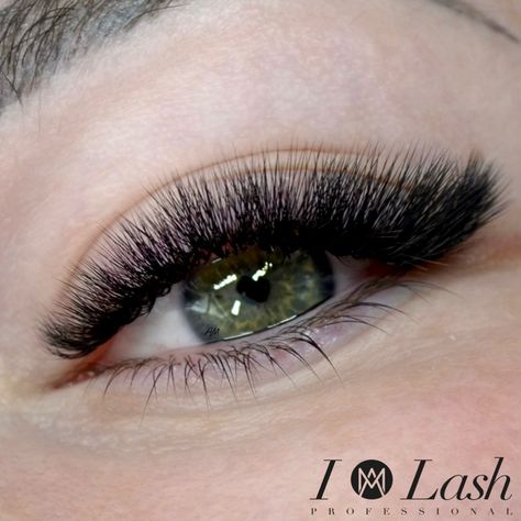 M curl eyelash extensions to create kitten styling.  3/5D volume technique/ 0.07 thickness M curl / 6-13mm. M Curl Lash Extensions, Curl Eyelash Extensions, Curling Eyelashes, Eyelash Extensions, Eyelashes, Lashes, To Create