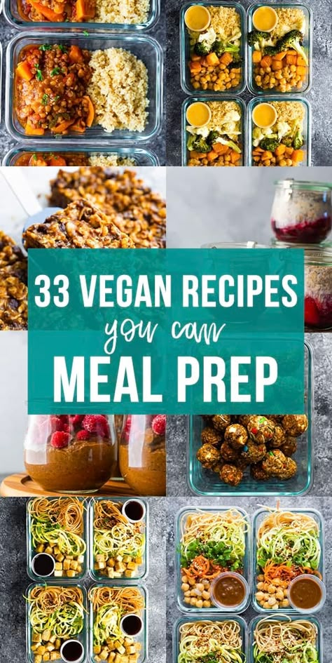 Vegan Meal Prep Recipes, Sweet Peas And Saffron, Veggie Meal Prep, Vegetarian Meal Prep, Meal Prep Recipes, Recipes For Breakfast, Vegan Meal Plans, Meal Prep Bowls, Vegan Meal Prep