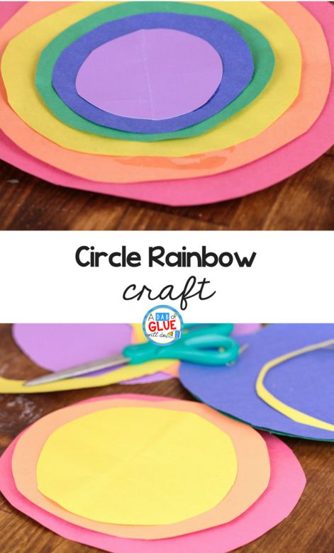 Circle Crafts Preschool, Ordering Activities, Shapes Preschool Crafts, Rainbow Factory, September Ideas, Rainbow Gifts, Shape Activities Preschool, September Crafts, Homeschool Activity