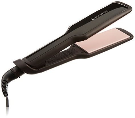 Remington S9520 Salon Collection Ceramic Hair Straightener with Pearl Infused Wide Plates, 2-Inch, Black -- Click here for more details @ Best Hair Brush, Alat Makeup, Best Hair Straightener, Ceramic Hair Straightener, Ceramic Flat Iron, Hair Care Tools, Hair Straightening Iron, Straighten Iron, Ceramic Hair