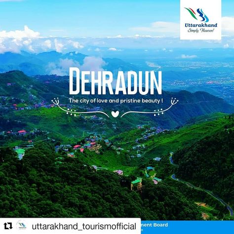 #Repost @uttarakhand_tourismofficial (@get_repost) ・・・ Dehradun is a perfect tourist destination in Uttarakhand to witness some of the most scenic surroundings! Travel to Dehradun and explore its beauty! Uttarakhand Culture, Uttarakhand Tourism, Fav Place, Tourism Development, States Of India, City Of Love, Frock For Women, Travel Icon, Development Board