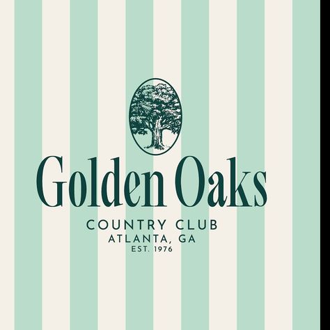 First look at GOLDEN OAKS🎾⛳️ A country club that I created a elegant and classic brand for - highlighting a majestic oak as a logo icon, and keeping the colors in different and luxurious green hues with a classic and elegant font combination. What do we think about a classic and elegant brand like this?💚 Thanks for the brief @thebriefassociation - @themondayagency 🤩 been away from socials a while but this brief really got me going again, thanks a lot lovely💖 #tbagoldenoaks * * * * *... Country Club Branding, Font Combination, Club Branding, Thanks A Lot, Elegant Branding, Font Combinations, Elegant Font, Green Hues, Logo Icon