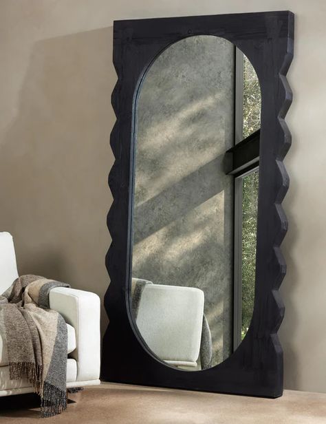 Shop Decorative + Modern Mirrors Oversized Floor Mirror, Statement Mirror, Full Length Floor Mirror, Unique Mirrors, Lulu And Georgia, Reclaimed Pine, Dressing Mirror, Modern Mirror, Large Mirror