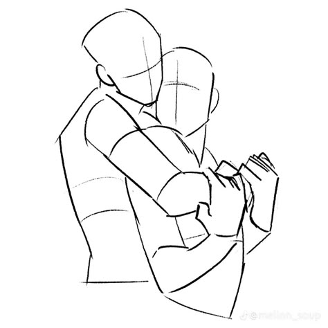 Art Reference Cuddling, Person Being Held Reference, Sketch Reference Poses Two People, Figure Drawing Reference Two People, Headlock Drawing Reference, Two Body Poses Drawing, Single Person Reference Drawing, Hugging From Behind Reference Pose, Character Crouching Pose