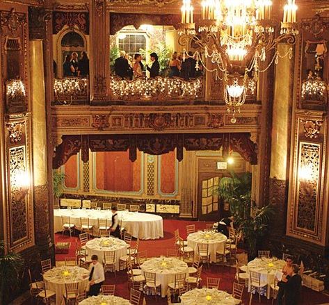 New York Wedding Guide - The Reception - A List of Affordable Venues -- New York Magazine (Published in 2007) Wedding Venues New York, Wedding Guide, New York Wedding, Ballroom, Wedding Stuff, Wedding Venue, Chandeliers, Theater, Wedding Venues